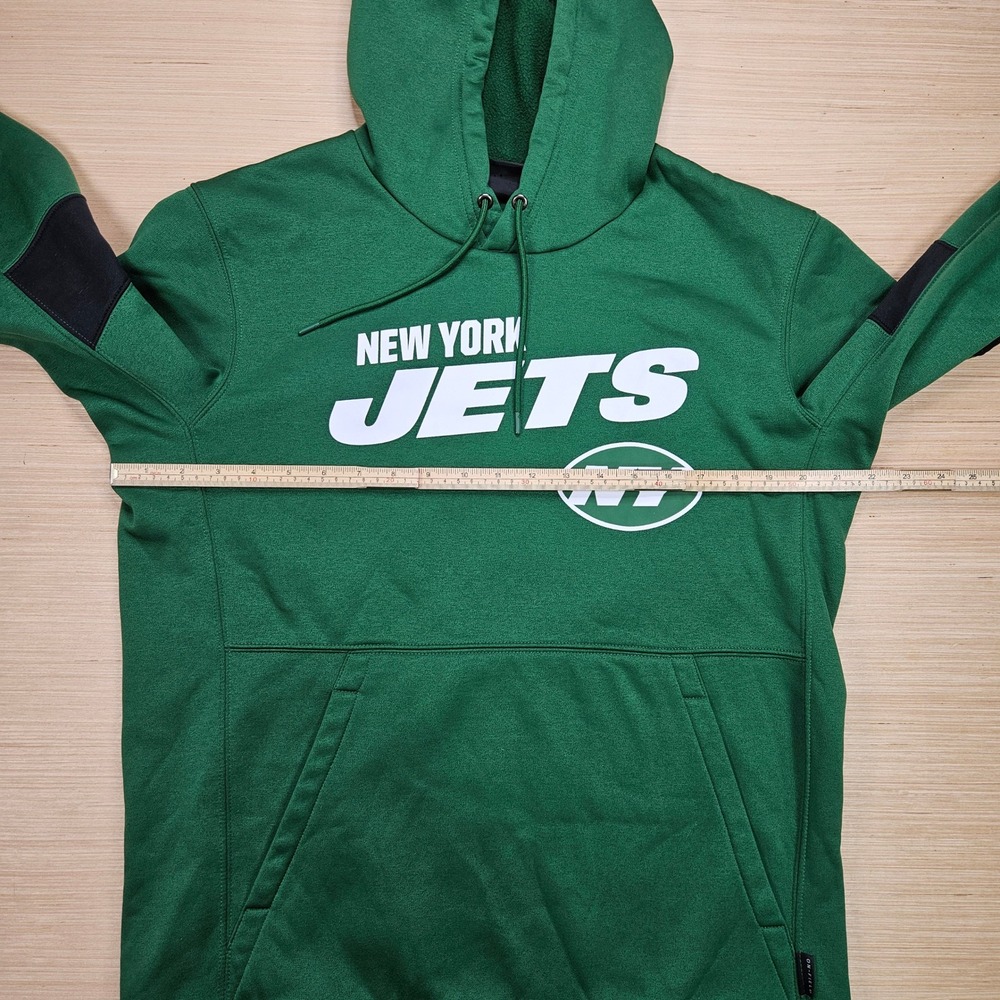 New York Jets Nike On Field Mens M Green NFL Dri-Fit Hoodie BV8162-327 Football - Picture 6 of 11